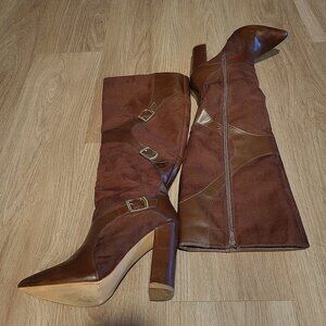 Brownie Brown knee-High Boots